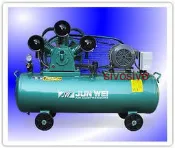 ☆SIVO電子商城☆JUN WEI三缸皮帶空壓機附馬達三相220/60HZ(附電磁開關) 305P-5HP*155L