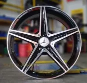 土城輪胎王 類 AMG 19吋旋壓鋁圈 黑底車面 5/112 五爪 W213