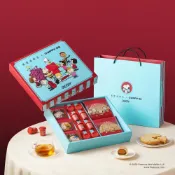 (店+)【CUPPY 咖彼】CUPPY咖彼 X 新建成餅店 聯名禮盒 史奴比大擁抱-伯爵紅茶