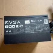 可開發票 evga 600W2 電源額定600W電源 拆機 供電齊全，cpu4+4P，顯卡雙6+2P，sata6個，大4