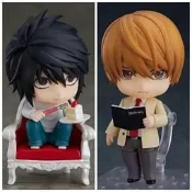 。☆哞哞小舖☆。死亡筆記本 GSC 黏土人 L 2.0 ~1199  夜神月 2.0 ~1160 港版 可動