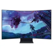 【順發線上購物】SAMSUNG 55“ Odyssey Ark S55CG97 第2代Mini LED 可旋轉曲面(1000R/165Hz/HDMI.DP/含喇叭)智慧聯網螢幕