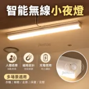 【衕行沒我亮】led智能無綫小夜燈人體感應燈充電自動家用磁吸燈 W9BT324a百寶袋