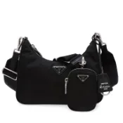 Prada Re-Edition 1BH204 倒三角標三合一多功能尼龍包
