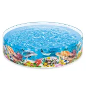 (店+)【INTEX】免充氣幼童戲水游泳池244x46cm_2040L_適用3歲+58472