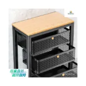 (店+)移動式多層廚房置物架 抽屜式果蔬收納櫃 多功能落地收納櫃 FYO3