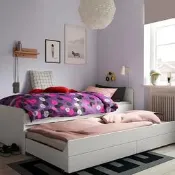 【安鑫】◇瑞典宜家家居◇IKEA SLÄKT【90X200CM】3尺單人床架+子母床【排骨組合床+收納箱】 排骨床架/組