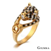 GIUMKA 戒指．招財．金錢豹．金色款