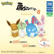 風之谷玩具 T-ARTS 轉蛋 扭蛋 精靈寶可夢倚肩睡眠公仔 精靈寶可夢倚肩公仔 P6 伊布 仙子伊布 全4款 整套販售