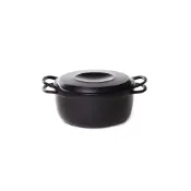(店+)【Vermicular】Vermicular 日本製 琺瑯鑄鐵鍋 19cm (碳黑)