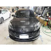 現貨 馬自達 MAZDA5 馬5 I MAX 競速版 水轉印卡夢 前下巴 前鏟 前定風翼 前擾流板 下擾流板 保險桿