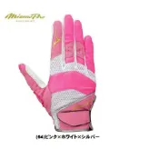 棒球世界全新MIZUNO 美津濃PRO 棒壘球守備手套1ejed07564白粉紅配色下殺5折戴右手左手投球