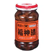 #日本零食#【現貨】桃屋 福神漬 調製蔬菜 榨菜罐 醬菜罐 玻璃瓶 【異國零嘴輕鬆Buy】