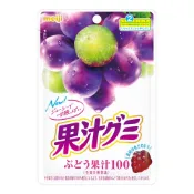 meiji明治 果汁QQ軟糖-葡萄口味 54g【Donki日本唐吉訶德】果汁軟糖 果汁100 QQ糖  果汁百分百