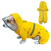 寵物雨衣 四腳全包 中小型犬雨衣 雨衣 防水 狗雨衣 寵物外出用品 寵物雨具 柯基 臘腸狗 博美