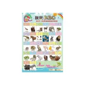 (店+)【中華筆莊】【拼圖貓】7117 - 說寫ABC ( 開智樂園掛圖 海報系列) ☆台灣品牌  L-001