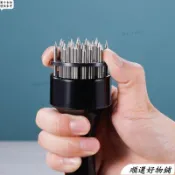 🚚桃園快速/免運🚚家用斷筋嫩肉針豬扒雞雞翅廚房鬆肉針不鏽鋼扣肉牛排神器孔器豬皮