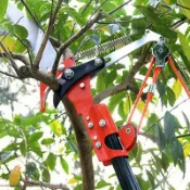 緹娜嚴選 tinaestore 【伸縮高空剪枝剪鋸-剪高3.5/4米-伸縮124/237cm-1套/組】伸縮兩用樹枝剪摘果器-5170855