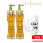 【韓國ESHUMI】黃金蝸牛胜肽逆齡精華150mlx2入+神奇毛孔角質潔淨泡泡面膜100ml☄留住美麗~細紋悄悄溜走