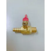 (店+)勁力空壓機械五 儲氣桶洩水閥 空氣出口球閥 2分 牙口直徑13mm 外牙插嘴球閥 考克 拷克 球閥 銅球閥 插心