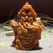 🌟臺灣熱賣🌟崖柏木雕手把件陳化料桌面擺件關公武財神關二爺義薄雲天工藝品 關聖帝君 中壇元帥 武財神 招財 招財擺飾 