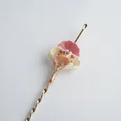 【盛世】天然石 春仔花 纏花 髮簪 |  碧璽 耳挖簪