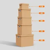 【原廠品質驗證 免運】特硬牛皮紙盒收納紙箱帶蓋搬家紙箱文件收納盒子儲物盒大容量箱子