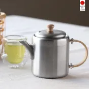 家禮生活 | 現貨- 相澤工房 AIZAWA 不銹鋼茶壺 橫手款 泡茶壺 小茶壺 橫手壺 霧面 附濾茶網【日本原裝】