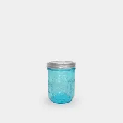 Ball Mason Jar經典復刻_8oz藍色窄口罐