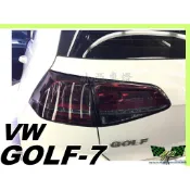 小亞車燈＊ 全新 實車 福斯 GOLF 7代 12 13 14 2013 年 GTI 樣式 紅黑 全 LED 光柱 尾燈