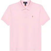 (店+)【RALPH LAUREN】323952431-007 SS25 童裝 小馬標刺繡純色短袖Polo衫 標準版 女款 粉色