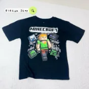 衣斯坦寶｜ 歐美正版 麥塊 男童 5-12歲 夏季 T恤 短袖 上衣 Minecraft 我的世界 創世神 衣服