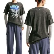【NIKE 耐吉】As W Nsw Retro Flair Tee 女款 碳灰色 水洗 寬鬆 印花 短袖 IW1198-060