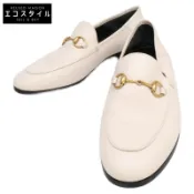 【DOKODEMO】Gucci 414998 Brixton 皮革馬銜扣樂福鞋，39 號 [二手]