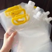 ✨臺灣出貨✨五穀雜糧收納袋食品級糧食收納盒雜糧密封袋多功能吸嘴袋分裝袋夏季新品