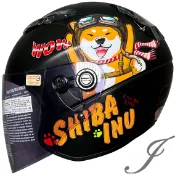 M2R M700 童帽 #5 柴犬 消光黑 安全帽 半罩 全可拆洗 小朋友《遠古騎士》