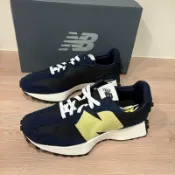 NEW BALANCE NB327 女款 藍黃 休閒鞋 WS327CC-B