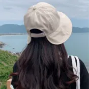 🌸臺灣髮貨🌸遮陽帽 防曬帽 大甲媽帽子 防曬頭套 泰國帽子 防曬帽套 草帽女 抗uv遮陽帽 漁夫帽女夏可扎馬尾遮陽帽