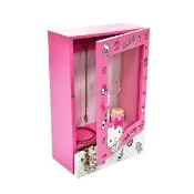 【HELLO KITTY】三麗鷗凱蒂貓桌上直式 鑰匙掛飾收納 飾品盒 桌上收納(正版授權台灣製)