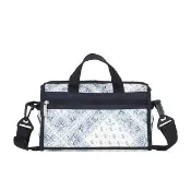 【Lesportsac】迷你筒狀肩背包 運動包 手提隨身包 送禮 禮物 推薦 女包(青花瓷風圖騰)