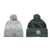 (店+)【carhartt】Carhartt Wip Elias Bobble Hat 雪花織紋毛帽 淺灰、深灰