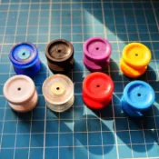 【小資老闆】9色-指尖飛輪Fidget Spinner(指尖陀螺、手指陀螺)-內凹對蓋-608、698軸承適用