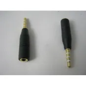 【i郵購】Safehome網路世界 ~Safehome~ 全新音源 3.5mm 轉接頭 公轉母 4環支援手機麥克風！ CA2202