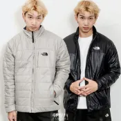 (店+)【The North Face】北臉 韓國 刺繡小標 雙面穿 V-Lux 填充物 科技羽絨 外套