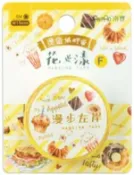 【三民網路書店】南寶 花漾燙金紙膠帶 15mm-漫步左岸