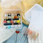 Rainbow Nail 美甲穿戴甲片收納盒 甲片果凍貼 潔木棒 美甲收納盒
