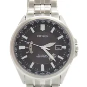 【DOKODEMO】成色極佳的西鐵城 (Citizen) CB0011-69E 精鋼黑色光動能腕錶，黑色錶盤，1769 型號 [二手] 西鐵城