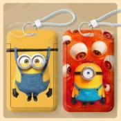 🍭免運🍭小小兵 minions 週邊 小黃人可愛新款神偷奶爸週邊卡套身份證學生校園卡公交卡保護套 GR7P
