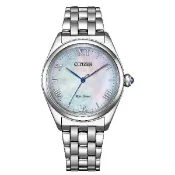 大高雄鐘錶城 CITIZEN 星辰 L EM1140-80D 白蝶貝錶盤光動能潮流腕錶 33.0mm｜樂天領券現折★全館特惠中★指定刷卡回饋10%