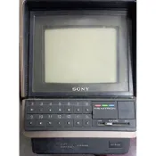 早期 sony kv-5200迷你彩色電視機